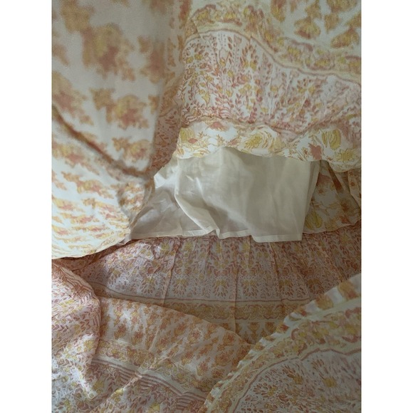 NWT Billabong Endless Sunset Dress SzS 100% Cotton Printed Maxi Boho Cottagecore - Picture 13 of 14